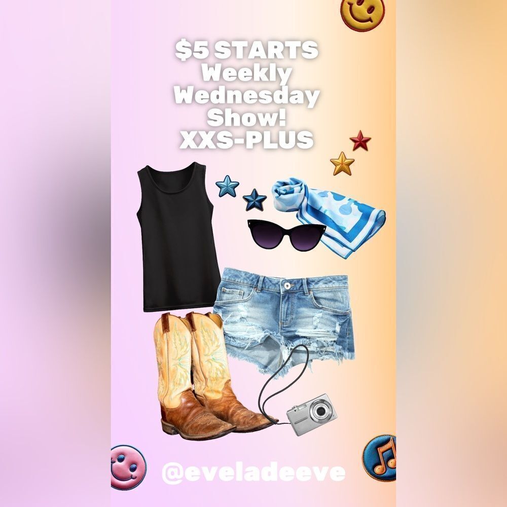 LOW STARTS W/ EVE LIVE SHOW LISTING 🤩🪩🛍️🎈‼️